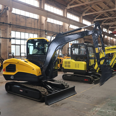 qualidade Cor 34kw de 4 toneladas de salvamento de Mini Backhoe Excavator da energia personalizada fábrica